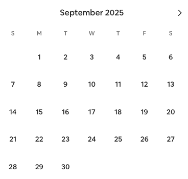Adventure GO calendar preview